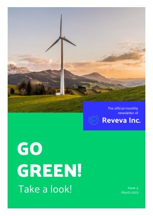 Ideia de Design de Newsletter Grátis Online para Empresas