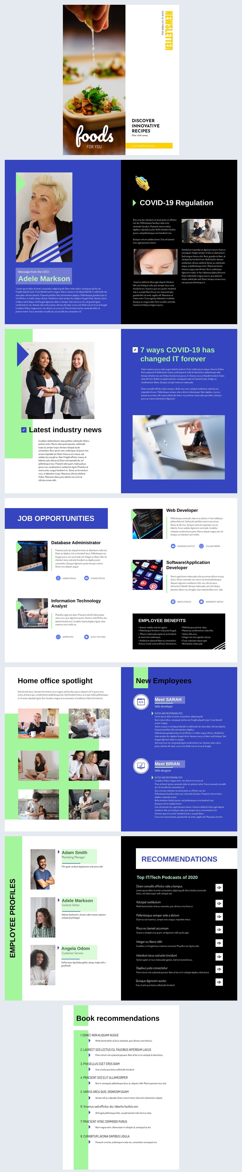 Free: Customizable Retail Company Newsletter Template - Flipsnack