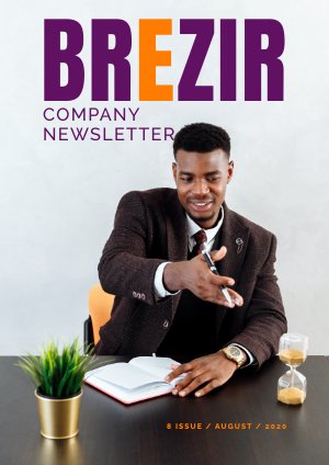 Exemplo de Design de Newsletter Interativa de Recursos Humanos