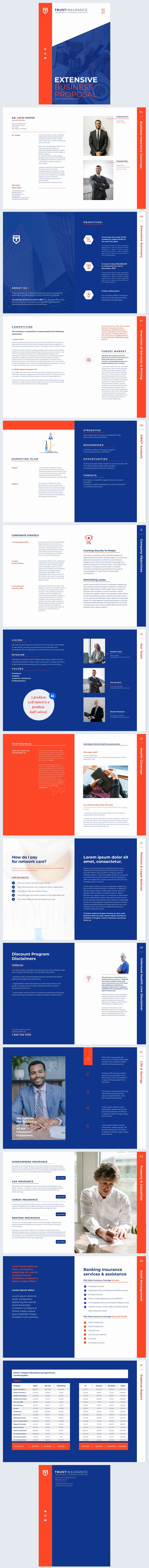 Editable Insurance Business Proposal Template - Flipsnack Throughout Insurance Proposal Template