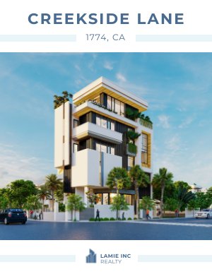 Design de Brochura de Propriedade Imobiliária Digital