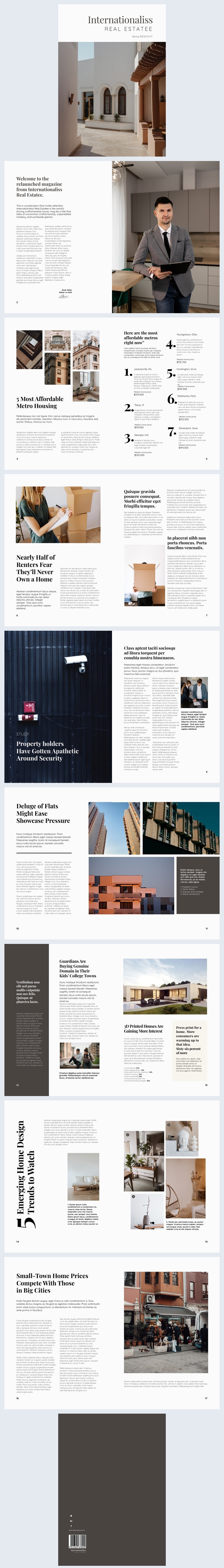Free: Editable Real Estate Magazine Template - Flipsnack