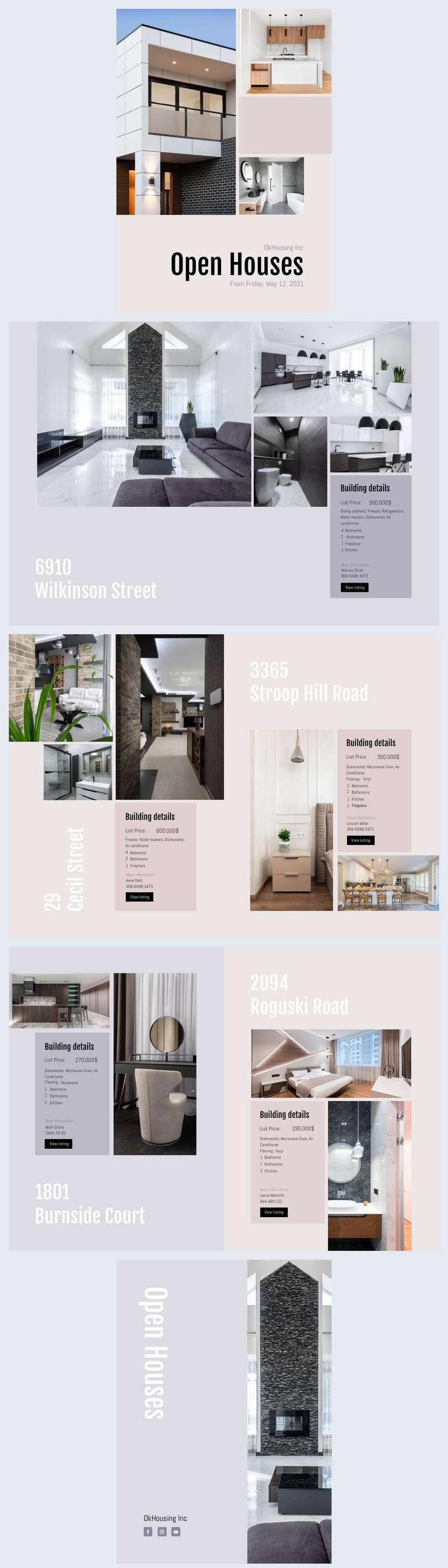 MLS Friendly Open House Brochure Template - Flipsnack