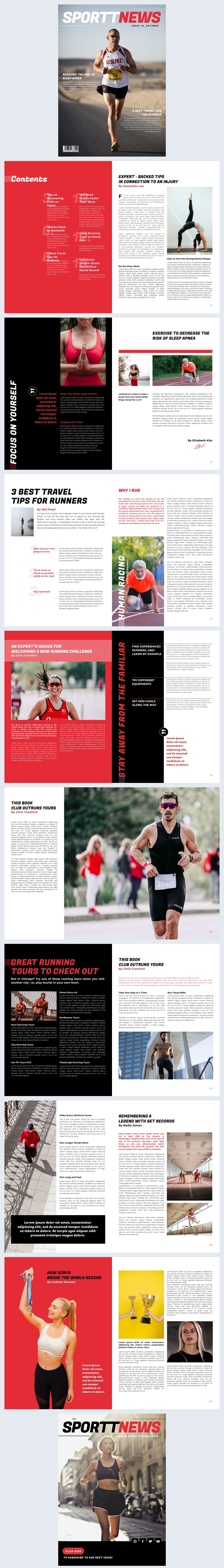 Interactive Sports Magazine Template - Flipsnack