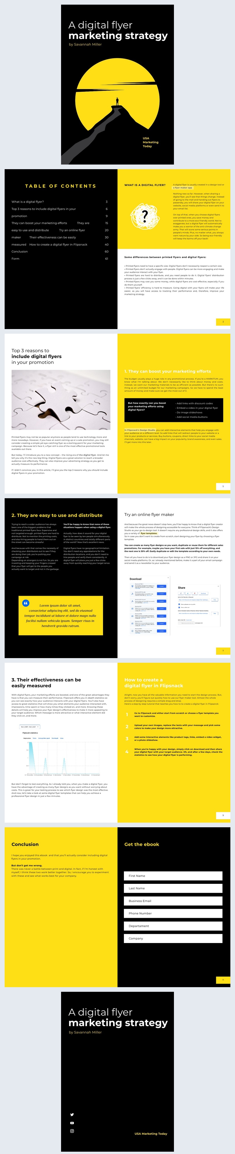 Free: Digital Marketing Strategy Ebook Template - Flipsnack