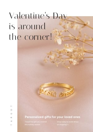 Idea de catálogo interactivo para el Día de San Valentín