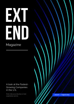 Exemple et design de magazine d'entreprise interactif