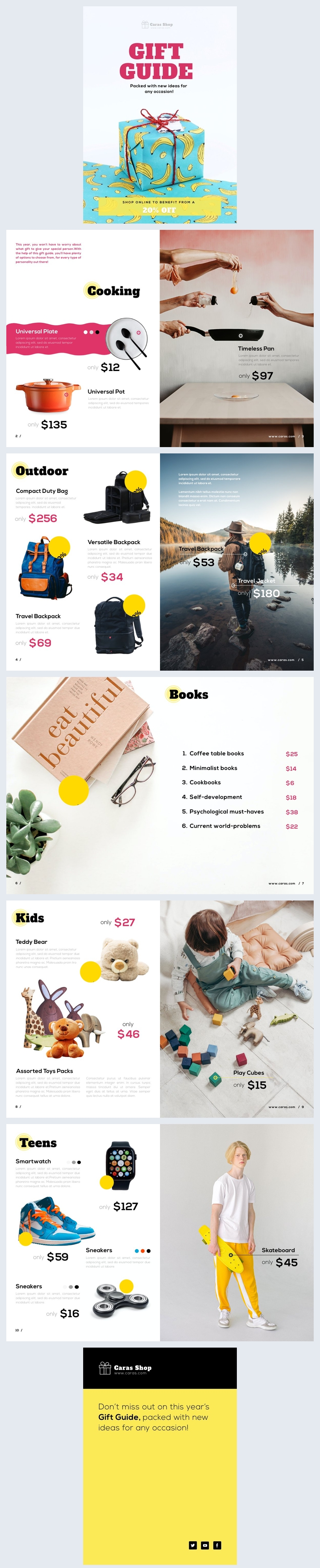 Free: Digital Interactive Gift Guide Template - Flipsnack