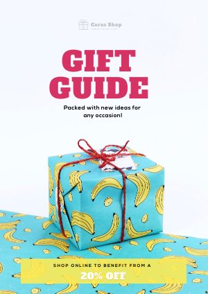 Editable Digital Interactive Gift Guide Example