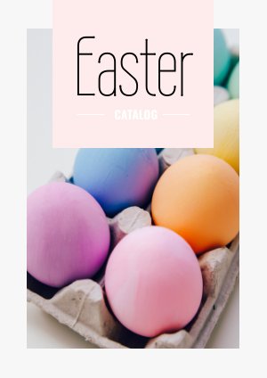 Interaktives Ostern-Produktkatalog-Design-Beispiel
