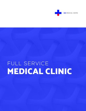 Interaktives Broschüren-Design-Beispiel für Medizin & Gesundheitswesen