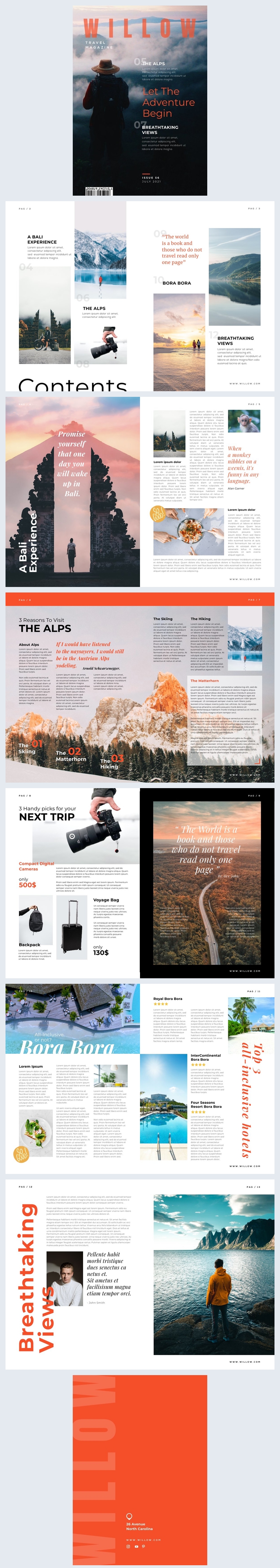 Free: Interactive Destination Travel Magazine Template - Flipsnack