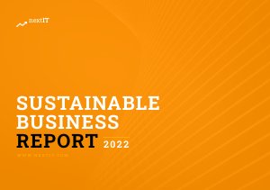 Ejemplo de diseño para informe de sustentabilidad empresarial