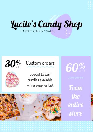 Ejemplo de diseño para volante promocional de la Pascua