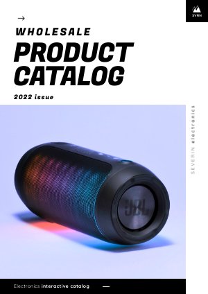 Design de catalogue de produits interactif avec liste de courses