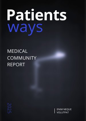 Ejemplo de diseño editable para informe médico