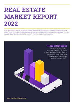 Exemplo de Relatório de Mercado Imobiliário com Virada de Página