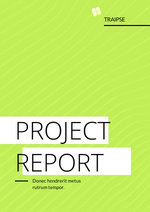 Cover Page Design For Project Reports