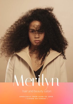 Hair & Beauty Salon Price List Design Sample