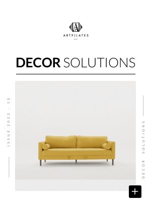 Design de catalogue de décoration intérieure