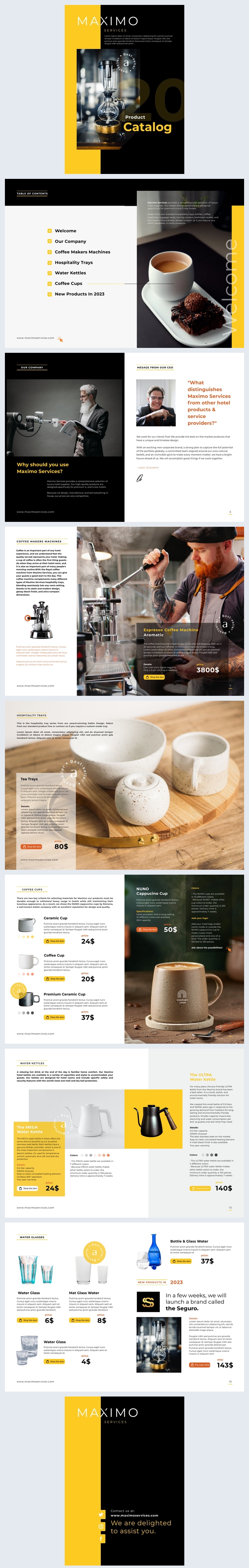 Interactive B2B Product Catalog Template Flipsnack