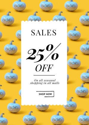 Ejemplo de volante de ofertas de Halloween