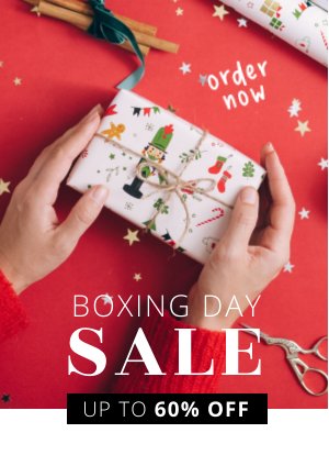 Diseño de volante de Segundo día de navidad