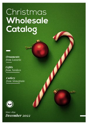 Exemple de catalogue de vente en gros de Noël