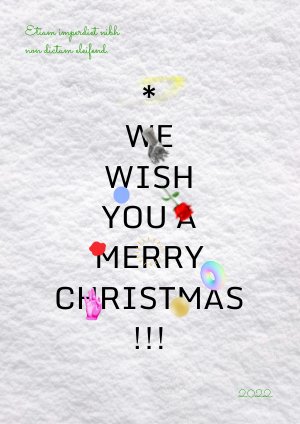 Diseño de tarjeta navideña