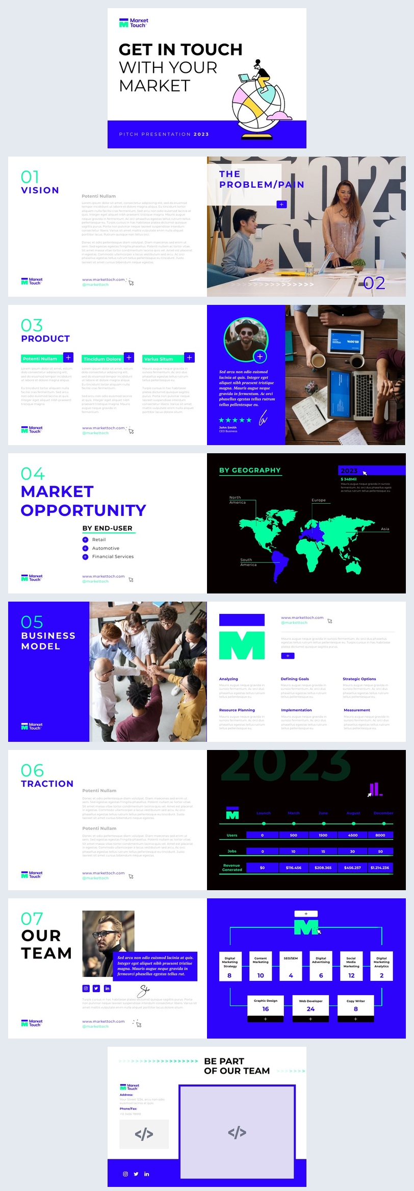 Market Research Pitch Presentation Template - Flipsnack