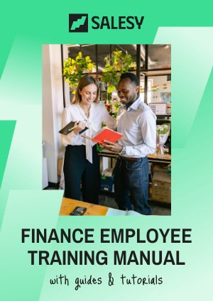 Finance Employee Training Manual Design Example