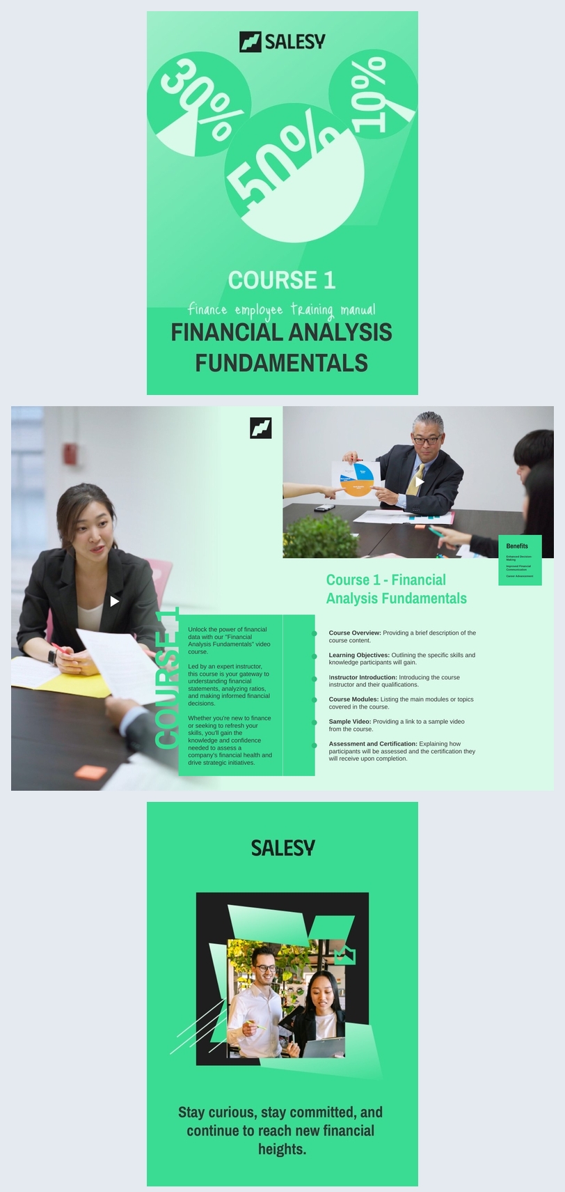 Financial Training Guide Editable Financial Training Manual Template - Flipsnack