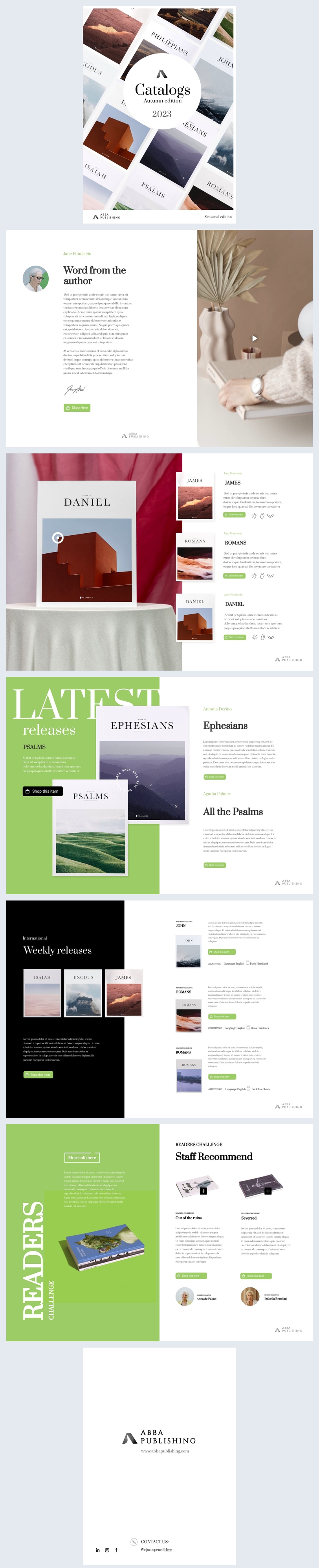 Interactive Shoppable Catalog for Books Template Flipsnack