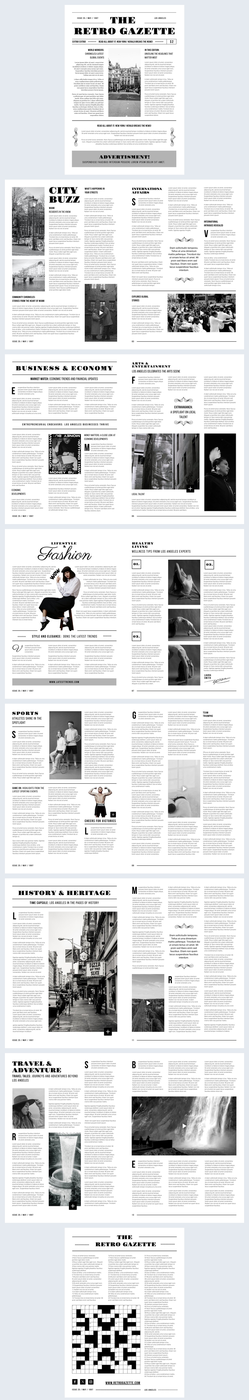 Editable Retro Newspaper Template Flipsnack Editable Retro Newspaper Template Flipsnack