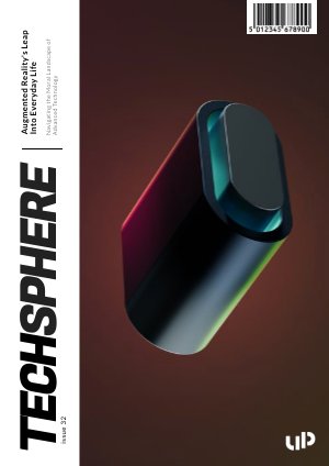 Exemple de design de magazine tech