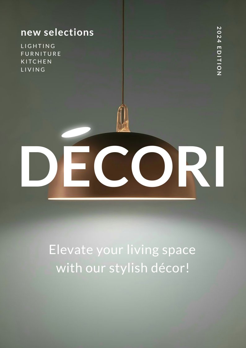 Innenarchitektur-Broschüren-Beispiel