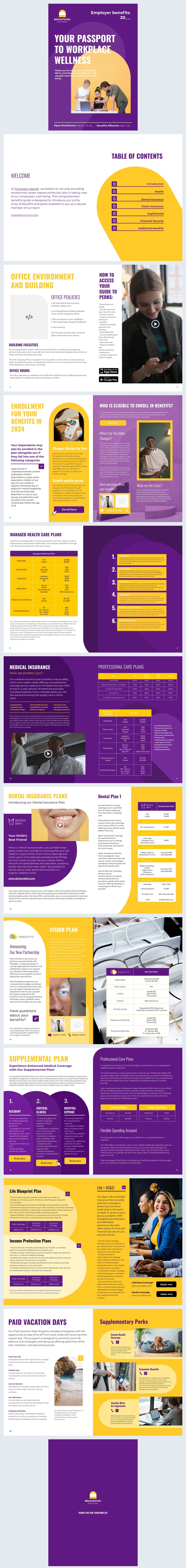 Grafica per manuale sui benefit del datore di lavoro