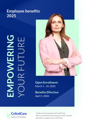 Esempio di opuscolo sui benefit offerti dall'azienda