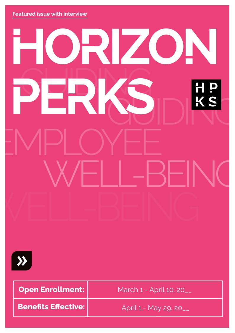 Ejemplo de plantilla para revista de prestaciones laborales