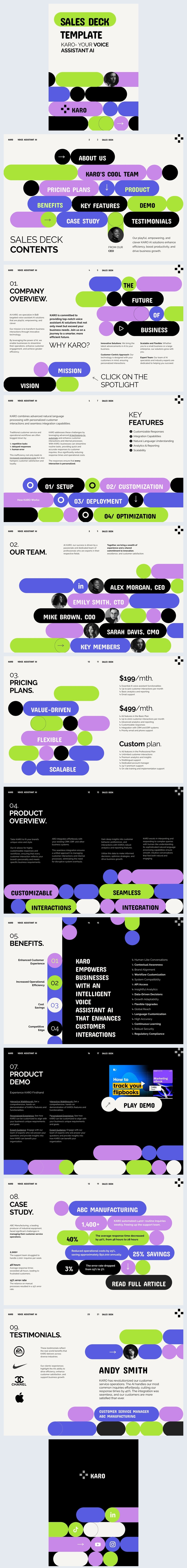 Sale Deck Presentation Design Example