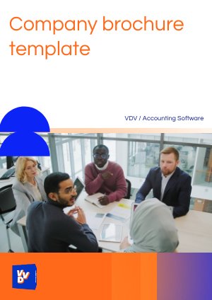 Muestra de folleto empresarial