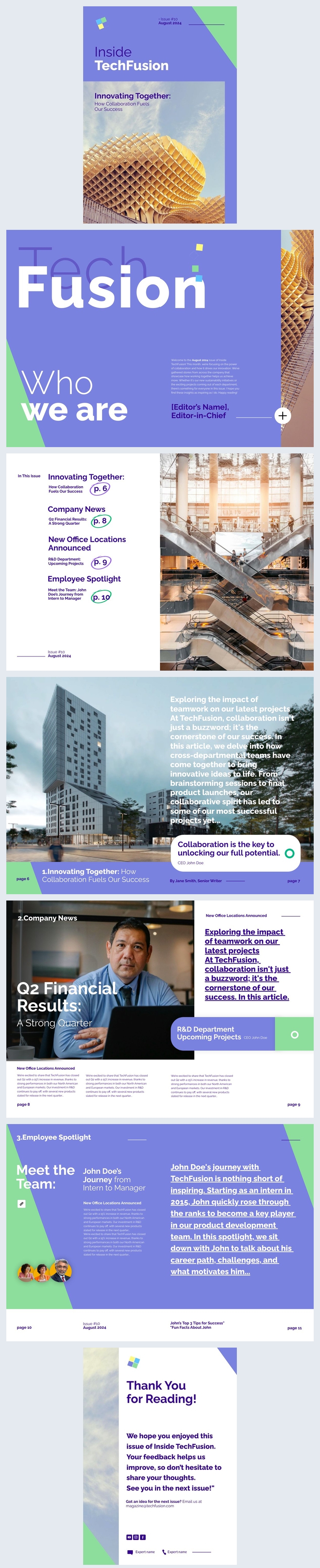 Free: Online Business Technology Magazine Template - Flipsnack