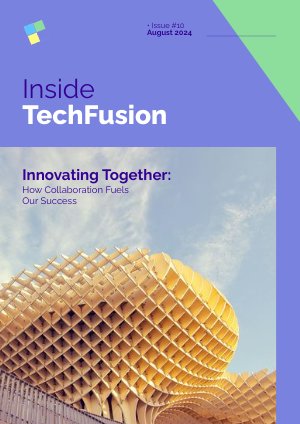 Ejemplo de diseño para revista de tecnología de negocios