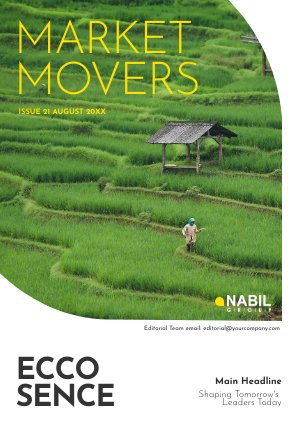 Muestra de revista empresarial