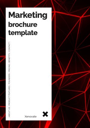 Ejemplo de diseño para folleto marketing