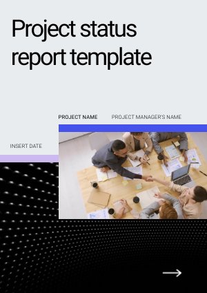 Ejemplo de diseño para informe de estado del proyecto