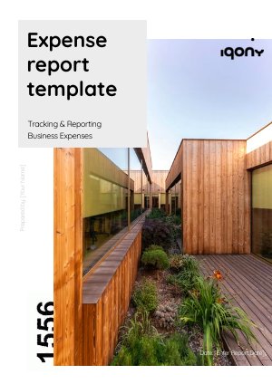 Ejemplo de diseño de informe de gastos