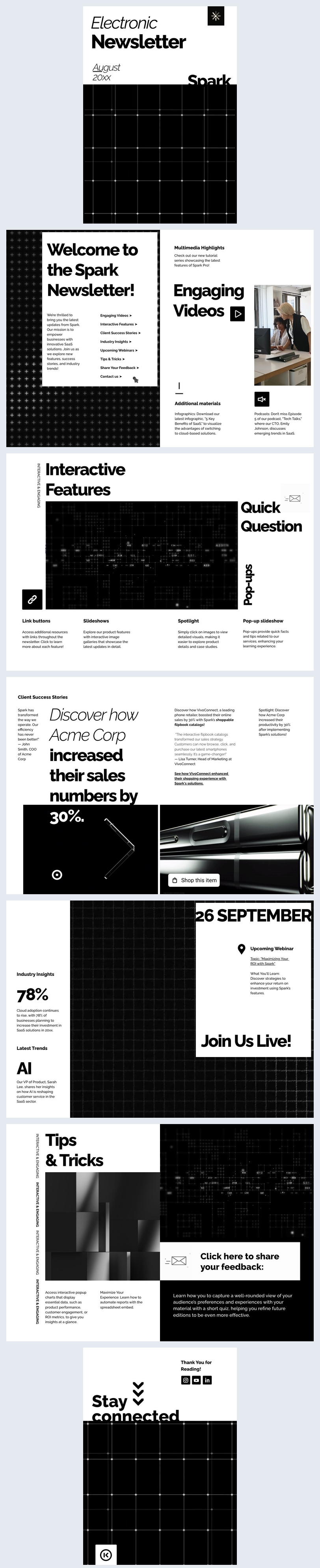 Free: Personalized Electronic Newsletter Template - Flipsnack