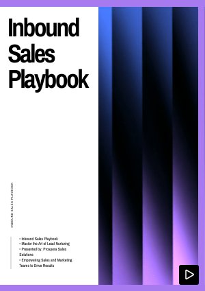 Plantilla de Playbook de ventas iniciales