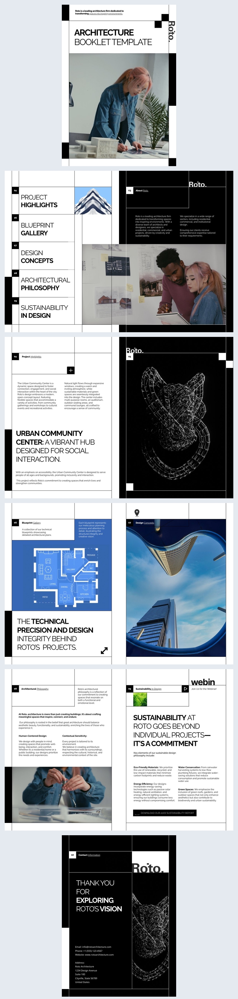 Architecture Booklet Design Example